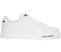 Sneakers mit Logo-Print - Weiß