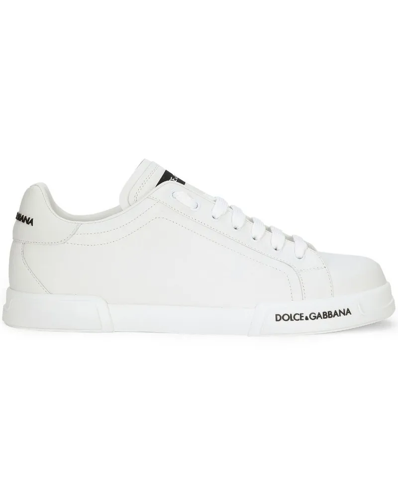 Dolce & Gabbana Sneakers mit Logo-Print - Weiß Weiß