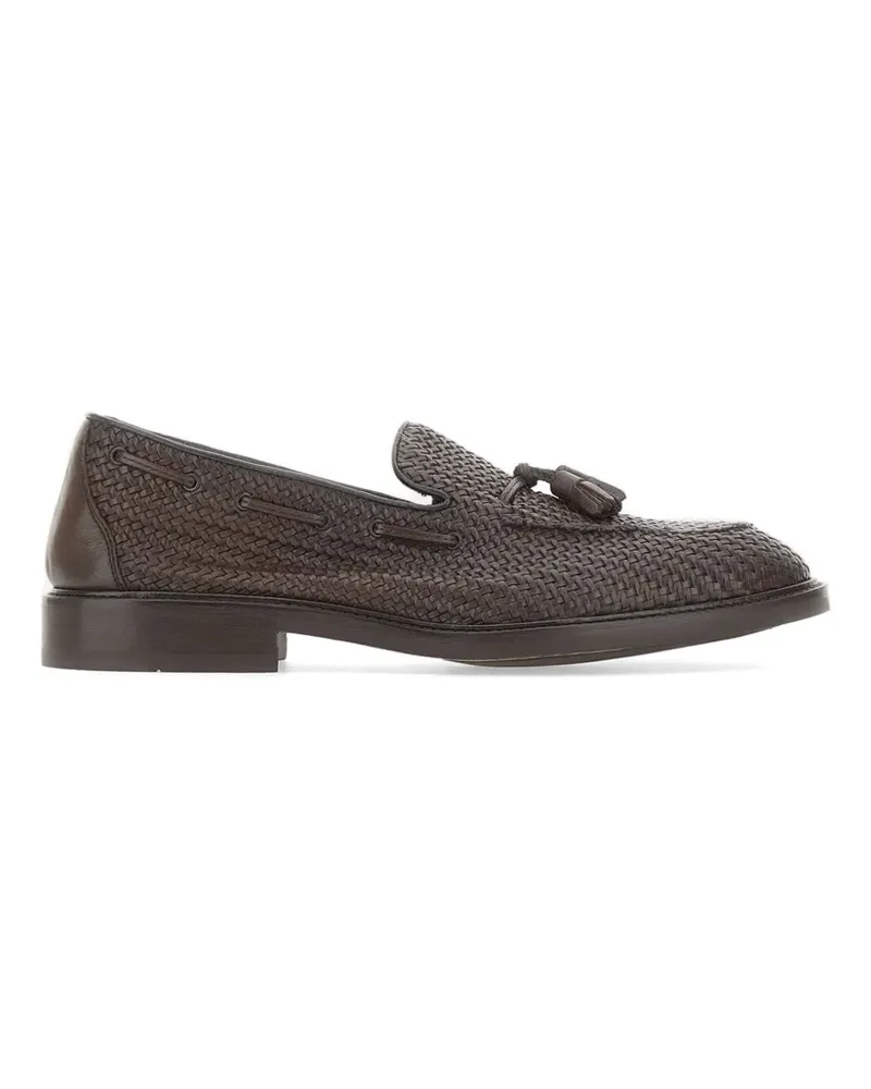 Alexander Hotto woven tassel loafers - Braun Braun