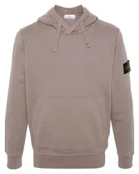 Stone Island Hoodie mit Kompass-Patch Grau