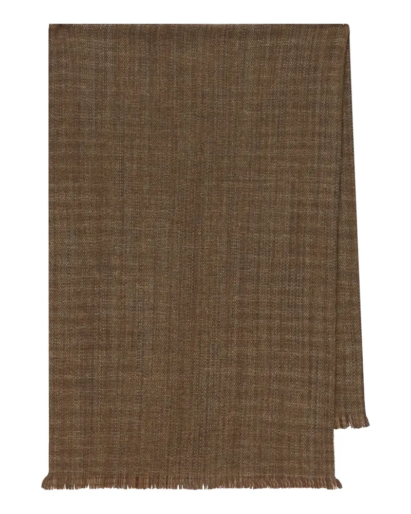Loro Piana fringed scarf - Grün Grün
