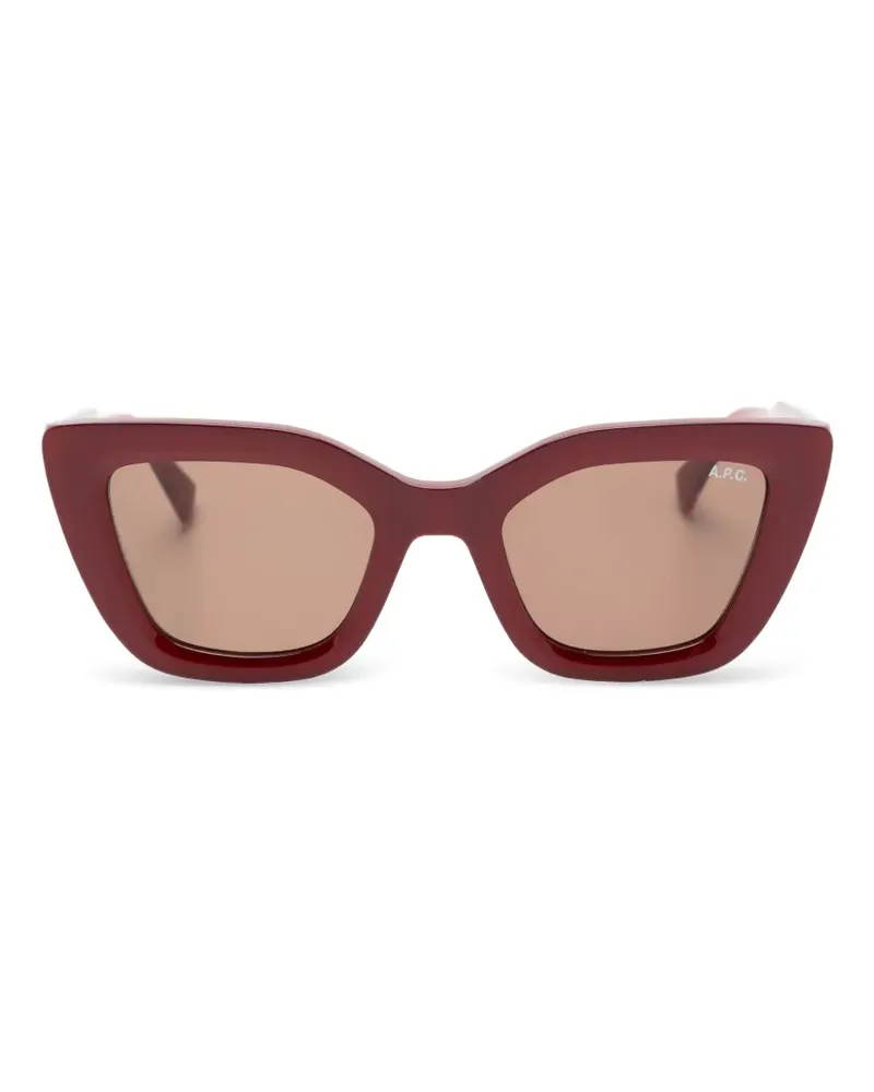 A.P.C. Les Papillons sunglasses - Rot Rot