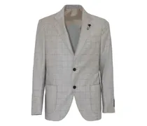 Sakko mit Prince of Wales-Karo - Nude