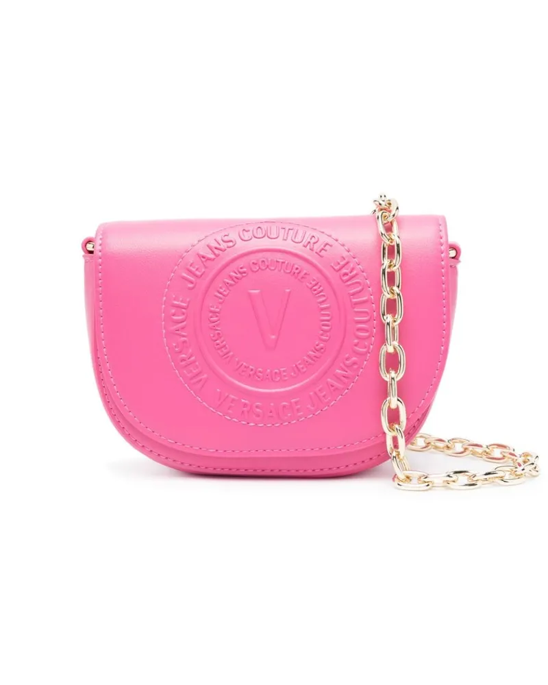 Versace Jeans Tasche mit Logo-Prägung Rosa