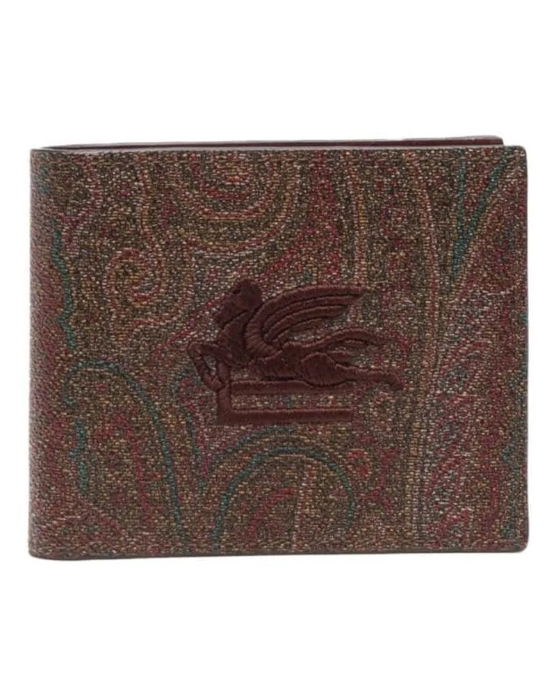 Etro Portemonnaie mit Logo - Rot Rot
