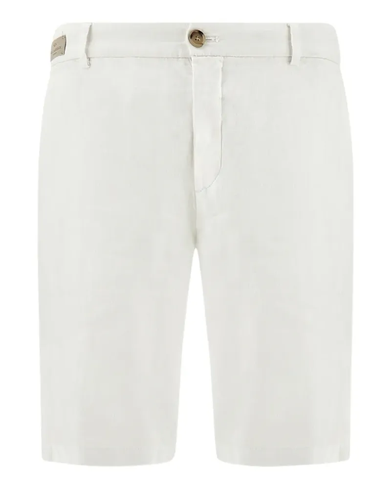 Paul & Shark linen bermuda shorts - Weiß Weiß