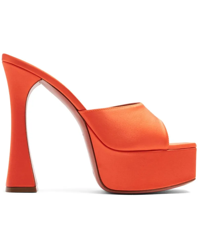 Amina Muaddi Dalida Sandalen 140mm Orange