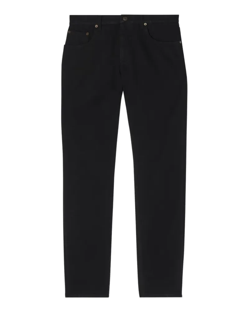 Burberry x Tessitura Slim-Fit-Jeans - Schwarz Schwarz