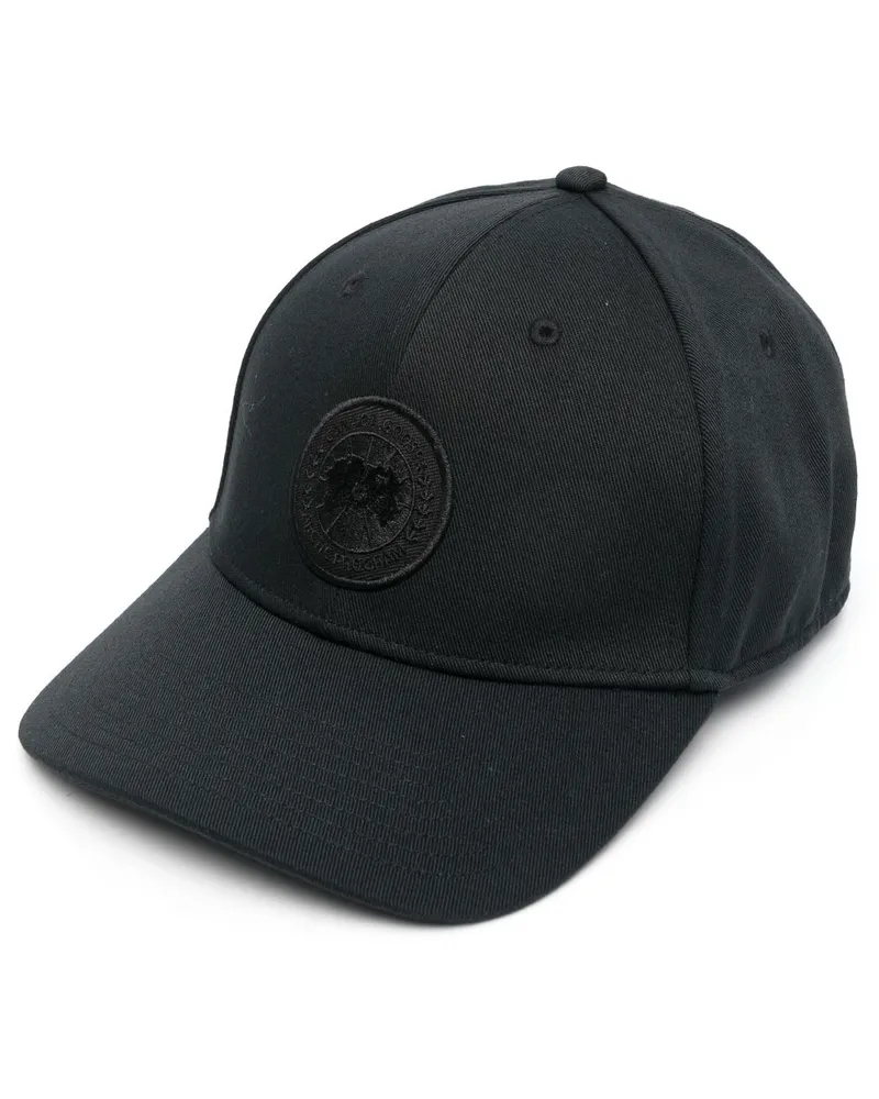 Canada Goose Baseballkappe mit Logo-Patch - Schwarz Schwarz