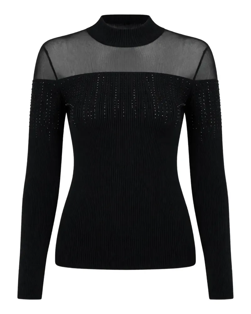 Guess Pullover mit Strassverzierung - Schwarz Schwarz