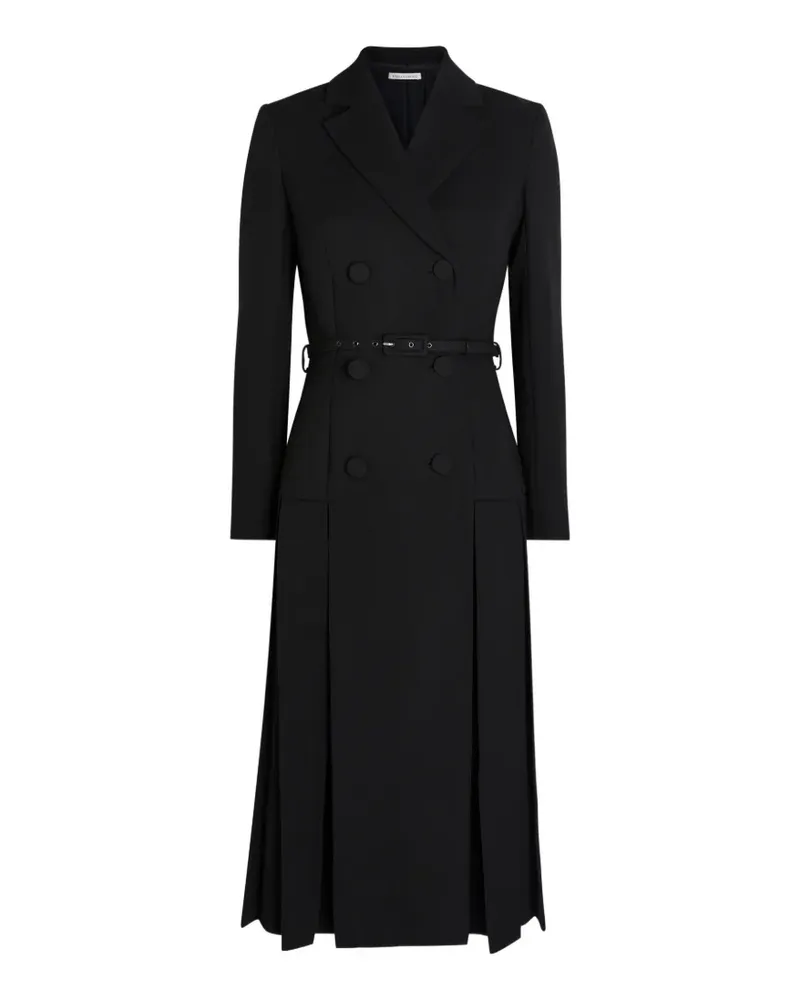 EMILIA WICKSTEAD Chaney belted midi dress - Schwarz Schwarz
