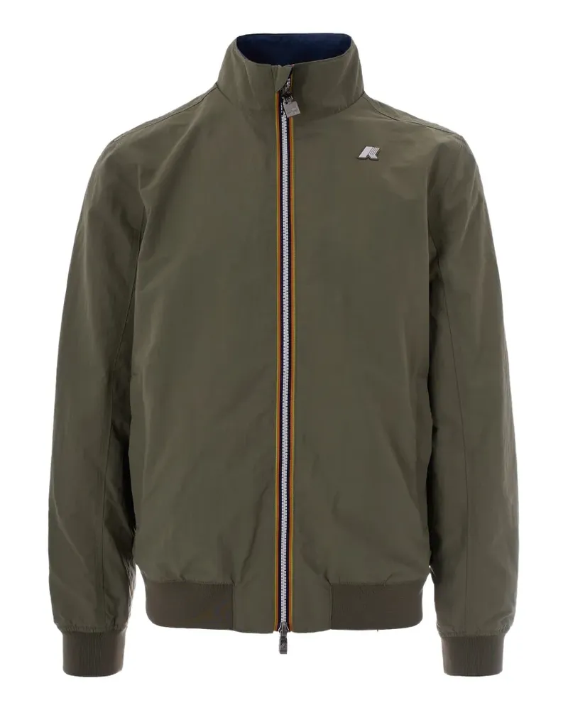 K-Way Arsene Jacke mit Reißverschluss - Grün Grün