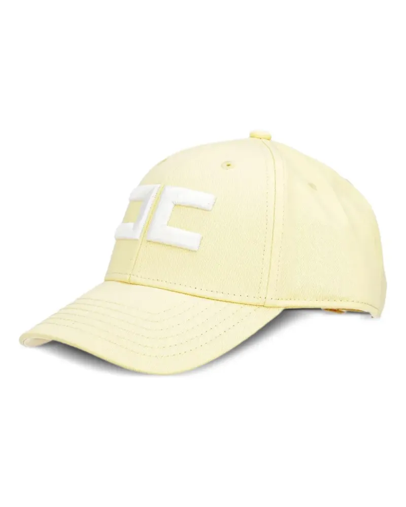 Elisabetta Franchi Baseballkappe mit Logo-Stickerei - Gelb Gelb