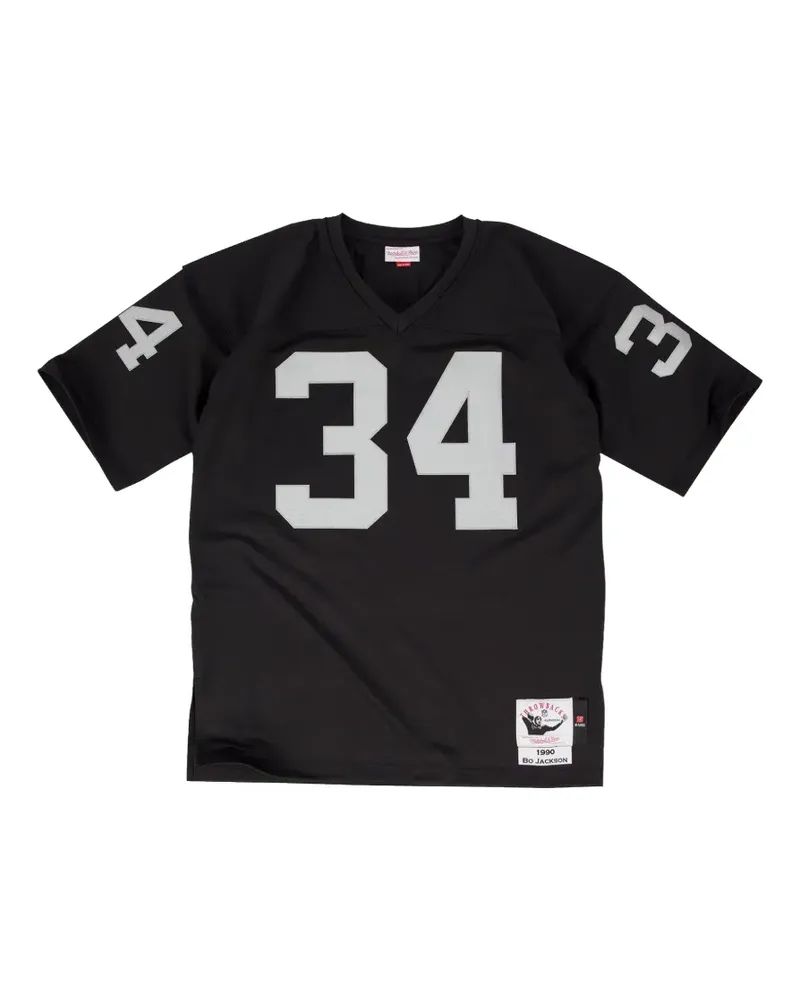 Mitchell & Ness x NFL 1990 Bo Jackson Oakland Raiders Trikot - Schwarz Schwarz
