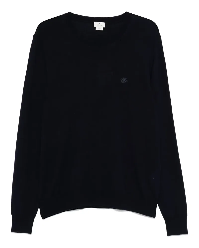 Etro Pullover mit Logo-Stickerei - Blau Blau