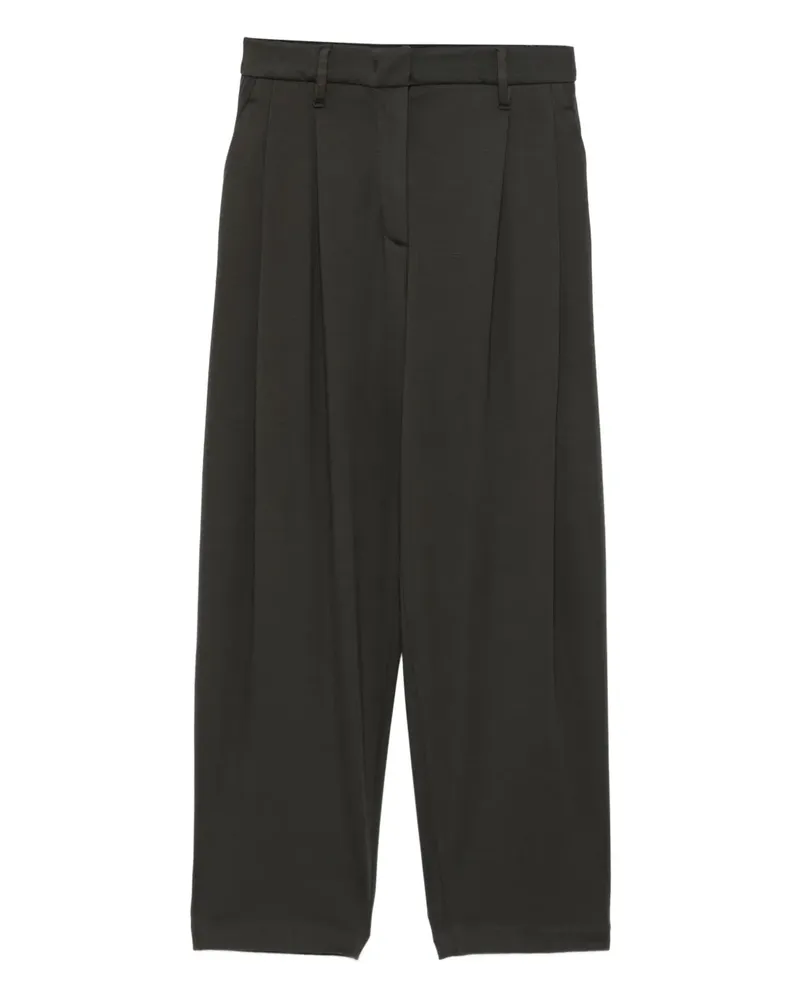 Seventy Plissierte Hose - Braun Braun