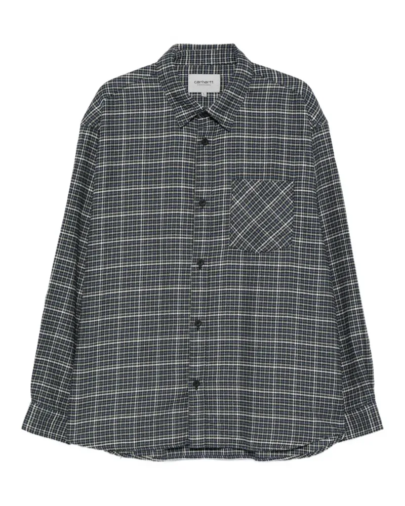 Carhartt WIP Hemd mit Karomuster - Blau Blau