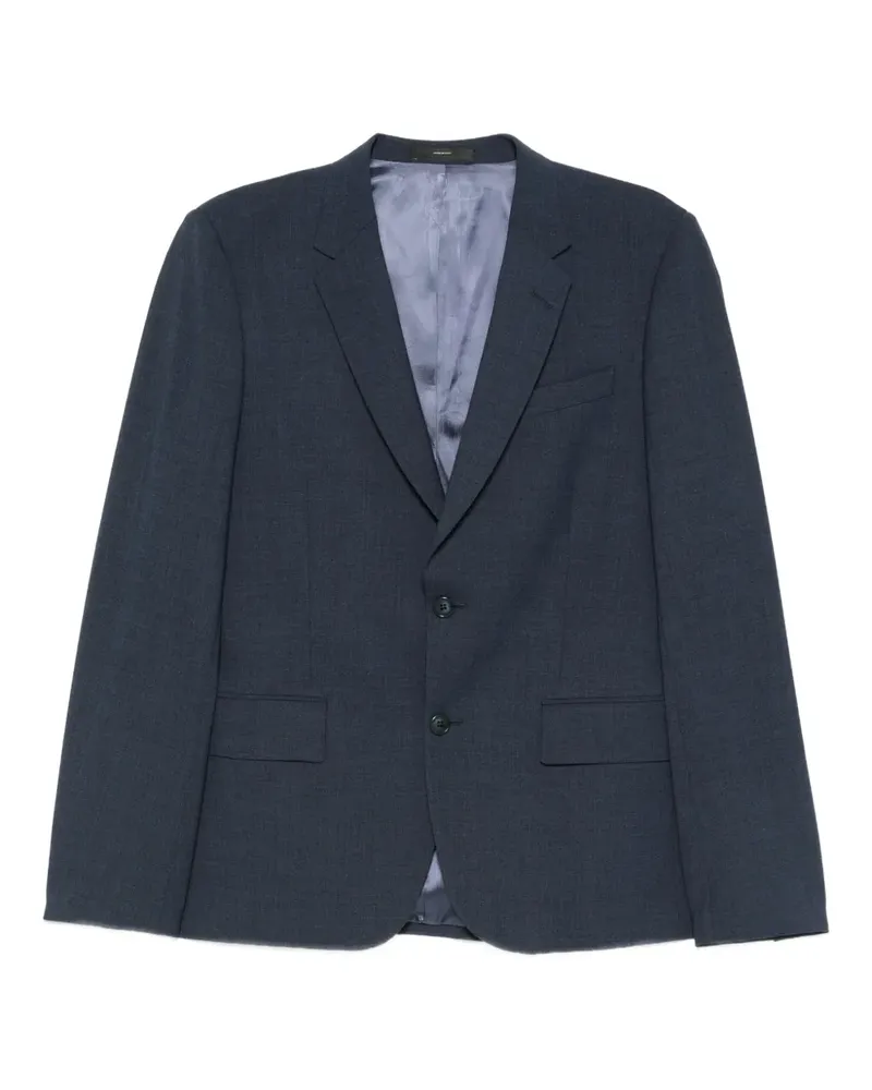 Paul Smith Wollanzug mit Karomuster - Blau Blau