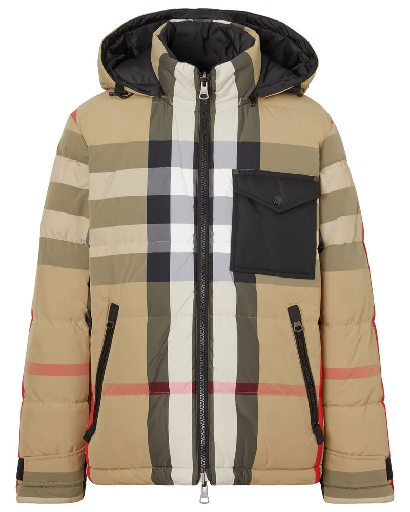 Burberry Wendbare Jacke mit Futter Nude