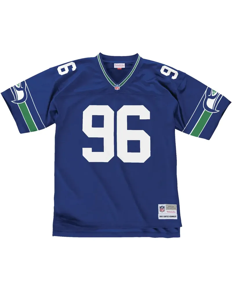 Mitchell & Ness 1936/94 Cortez Kennedy Legacy "Seattle Seahawks" Trikot - Blau Blau