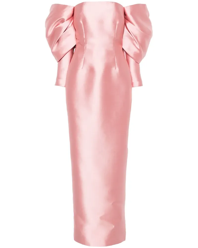 Solace London Laylah Maxikleid - Rosa Rosa