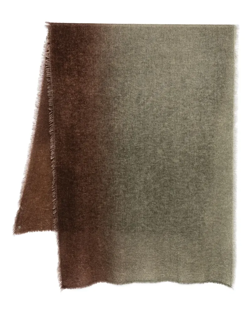 Faliero Sarti Schal mit Fransensaum - Braun Braun
