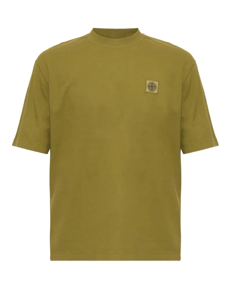 Stone Island logo-patch T-shirt - Grün Grün