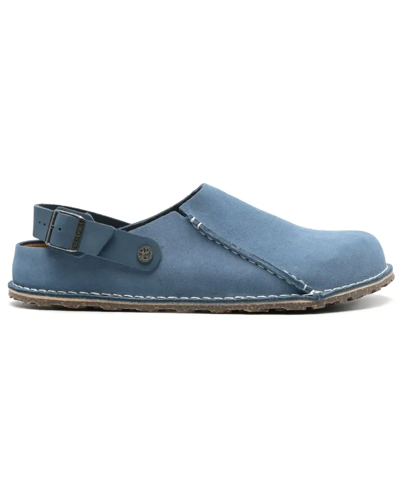 Birkenstock Lutry Sandalen aus Wildleder - Blau Blau