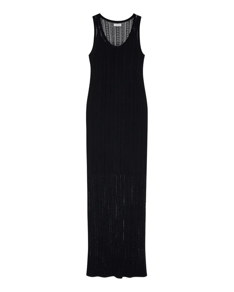 Anine Bing Arie long dress - black - Schwarz Schwarz