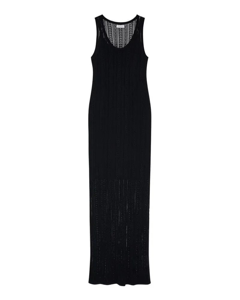 Anine Bing Langes Arie Kleid - Schwarz Schwarz