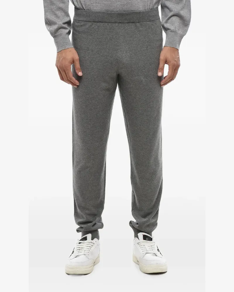 Corneliani ribbed-waistband track pants - Grau Grau