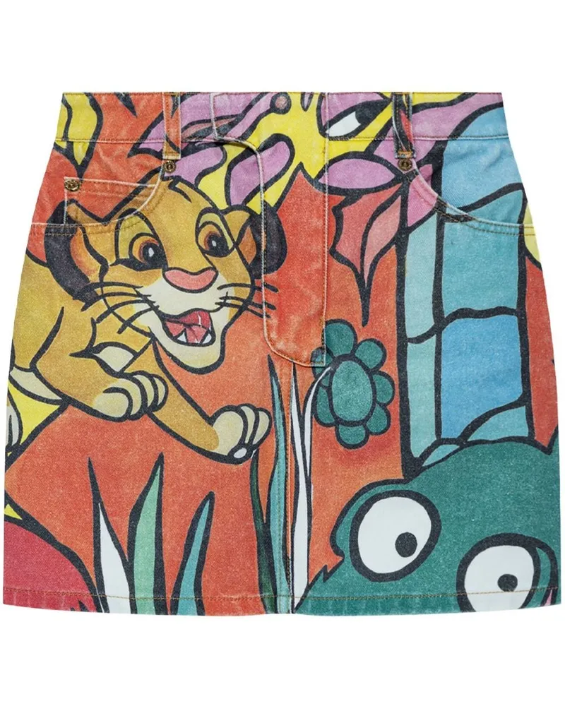 Balmain x Disney Rock mit grafischem Print - Rot Rot