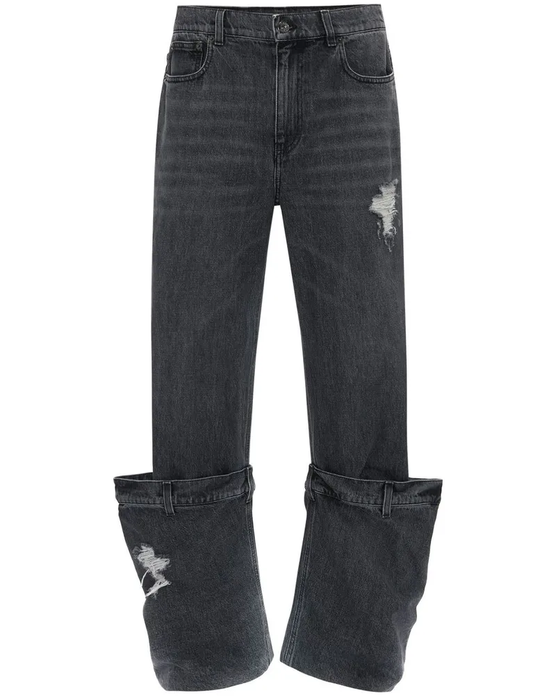 J.W.Anderson Jeans mit geradem Bein Schwarz