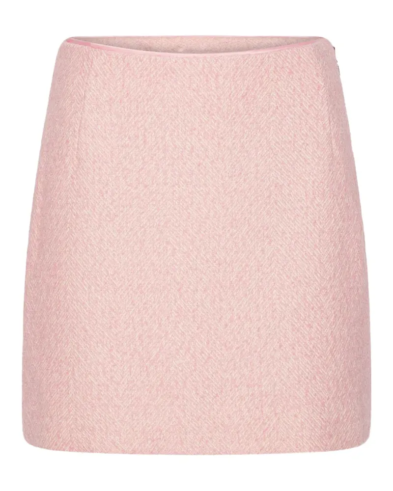 ROTATE Birger Christensen Bouclé-Minirock - Rosa Rosa