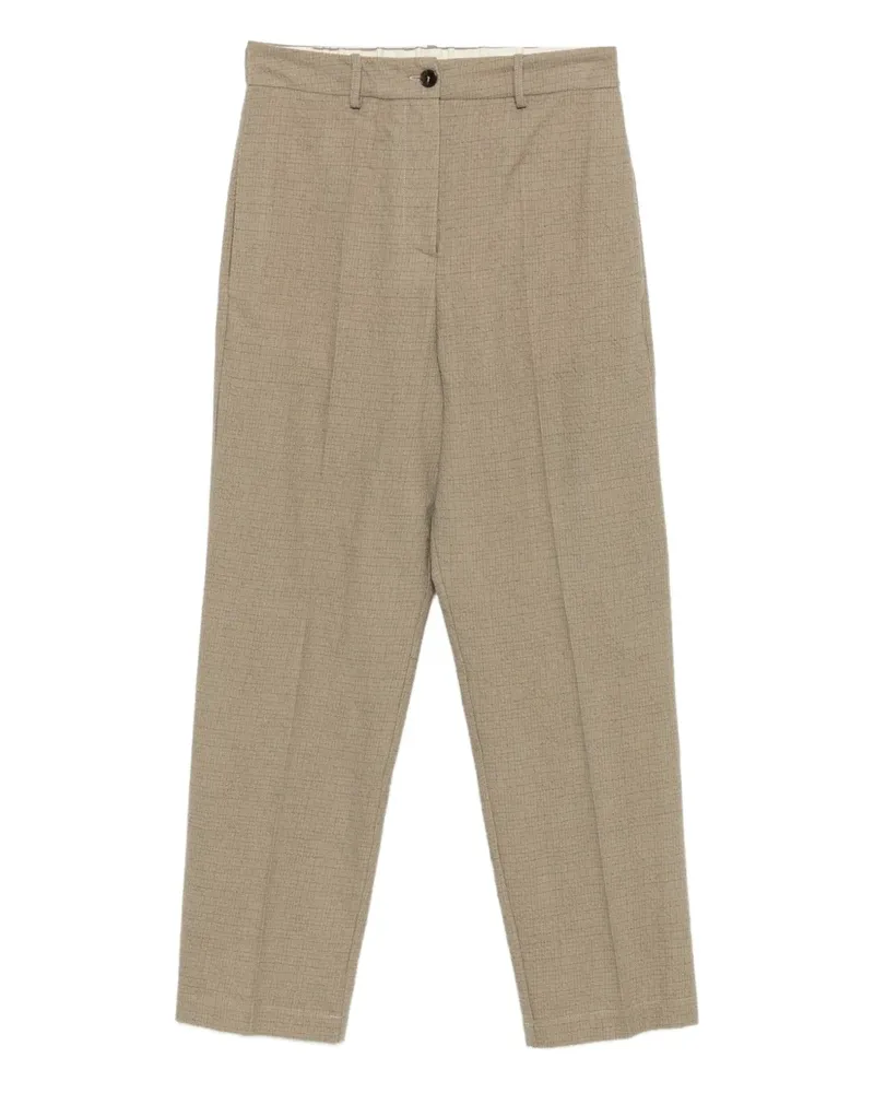 ALYSI Strukturierte Wollhose - Grün Grün