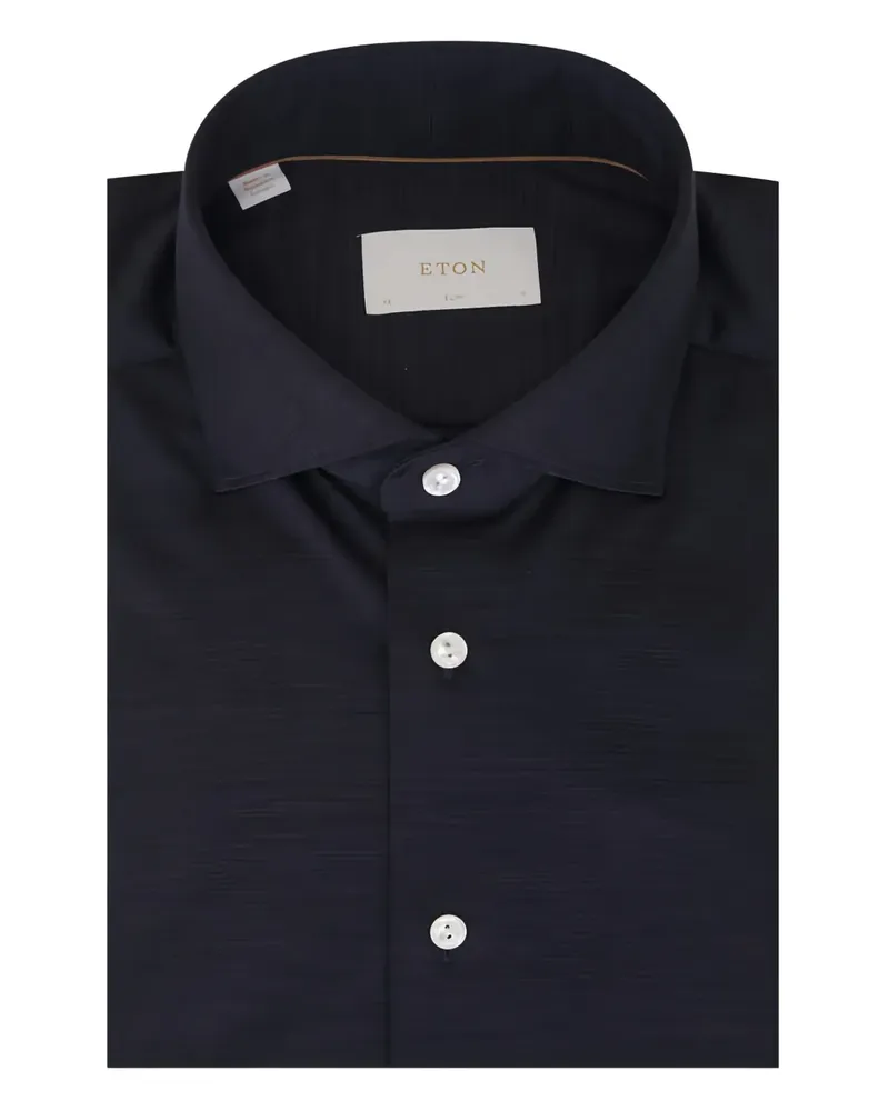 Eton Langärmeliges Hemd - Blau Blau