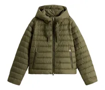 Gesteppte Jacke - Grün