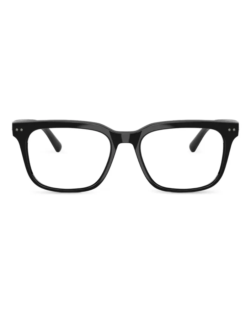 Nuance Brille mit eckigem Gestell - Schwarz Schwarz