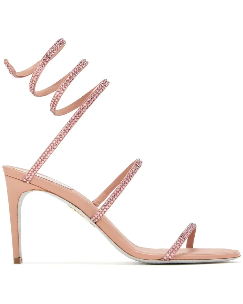 René Caovilla Cleo Sandalen 80mm - Rosa Rosa