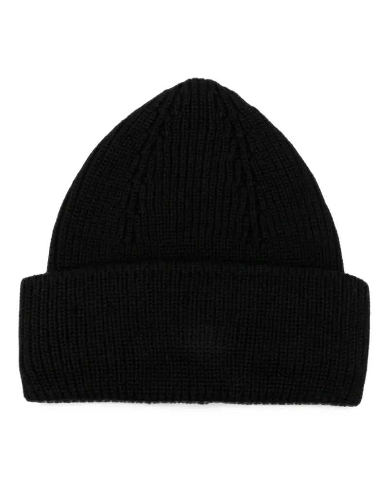 Roberto Collina ribbed-knit beanie hat - Schwarz Schwarz