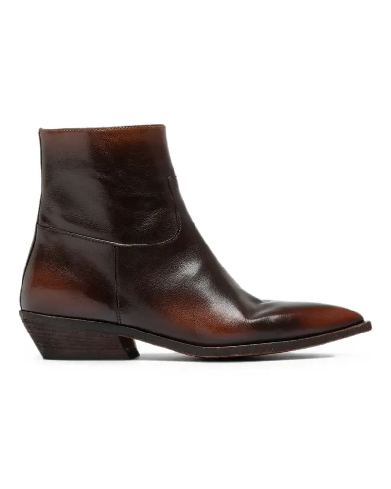 Officine Creative Italia Noelie Stiefel mit spitzer Kappe - Braun Braun