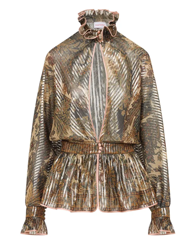 Valentino Garavani Hemd mit Voyage Imaginaire-Print - Nude Nude