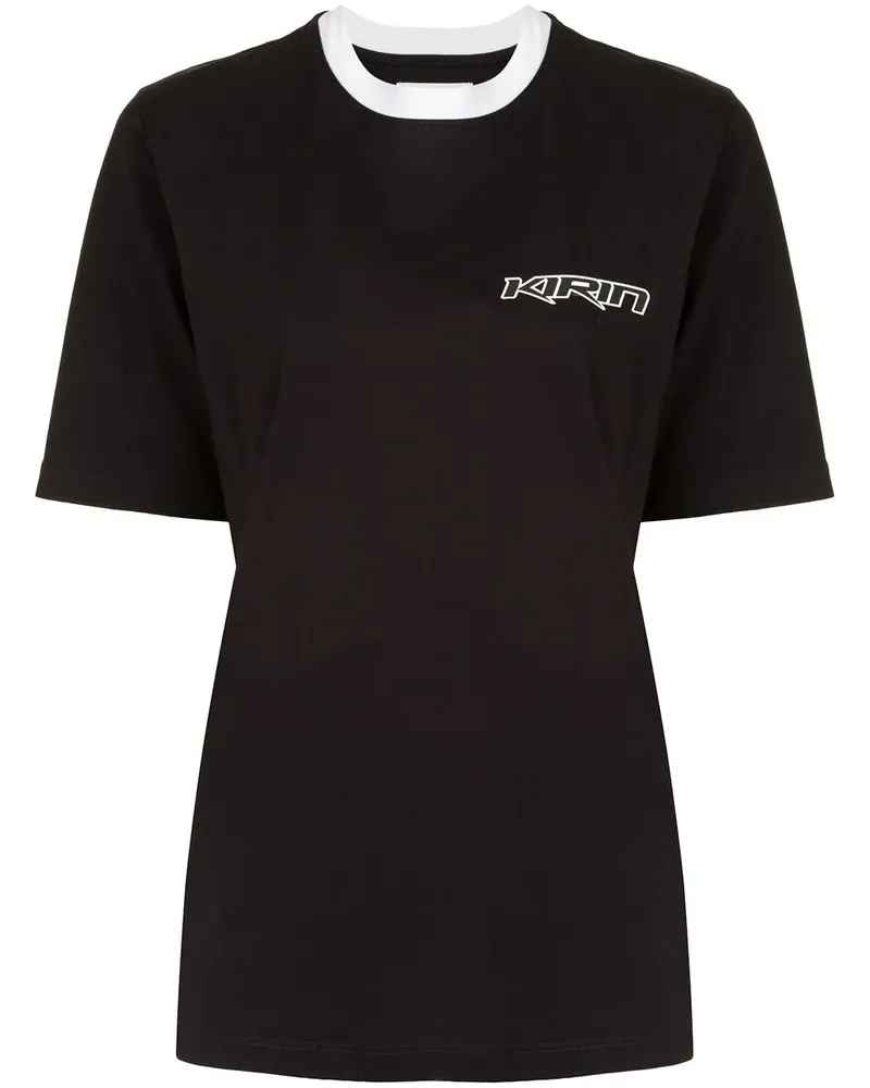 KIRIN T-Shirt mit Logo-Print - Schwarz Schwarz