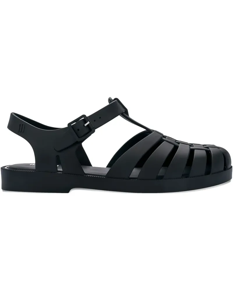 Melissa Flache Possession Riemensandalen - Schwarz Schwarz