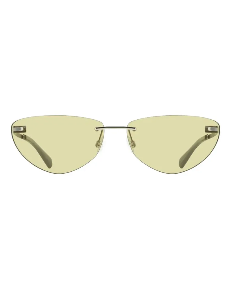 Calvin Klein rimless cat-eye sunglasses - Silber Silber