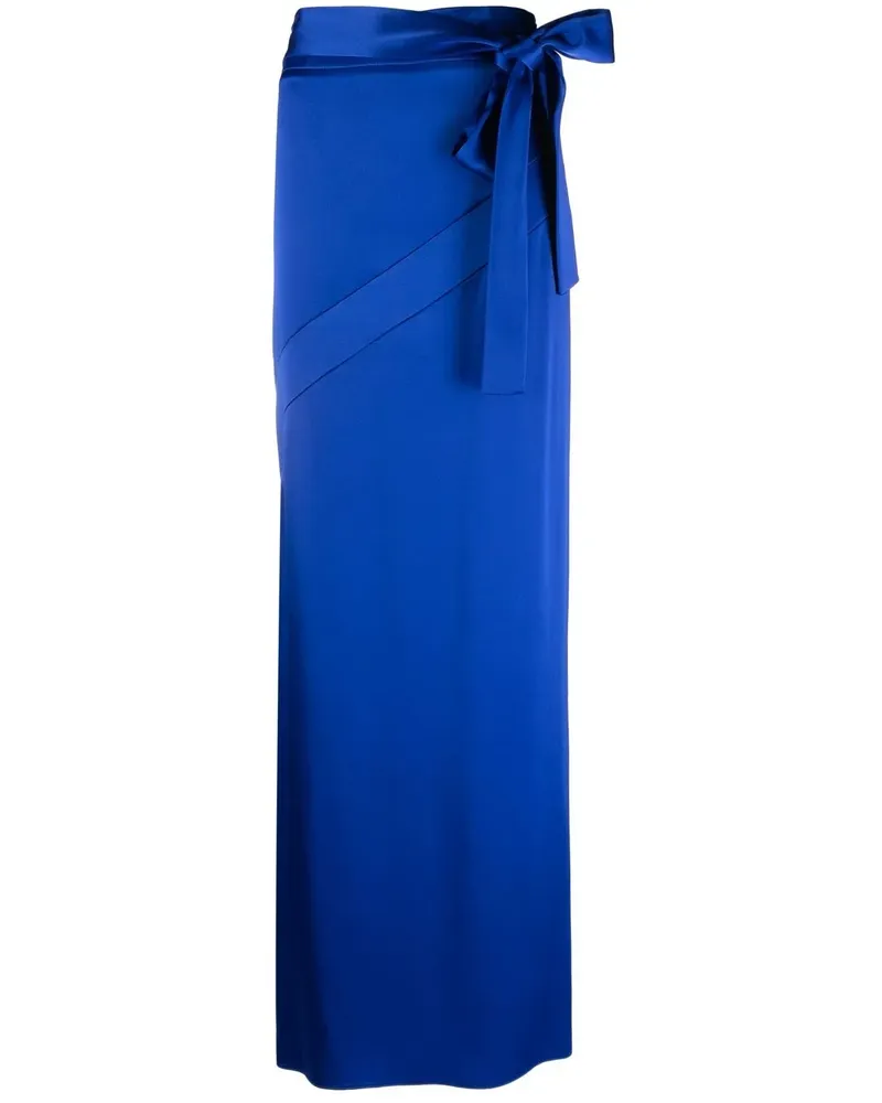 Tom Ford Rock mit Satins - Blau Blau