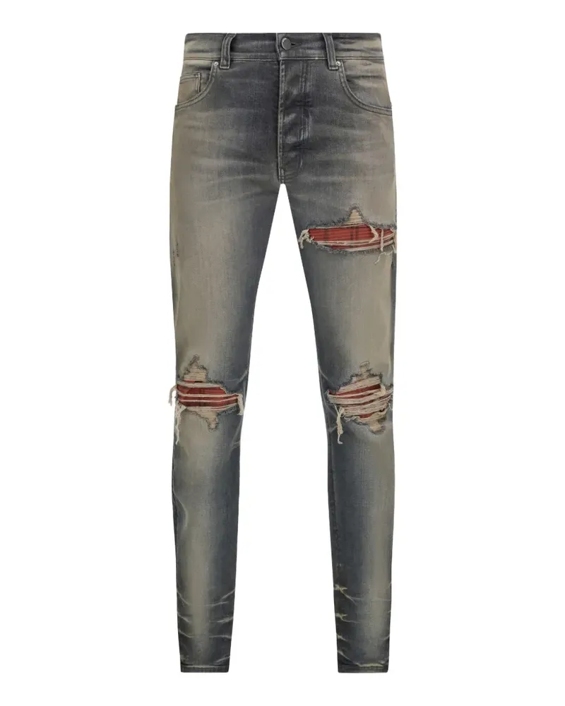 Amiri Flannel MX1 jeans - Grau Grau