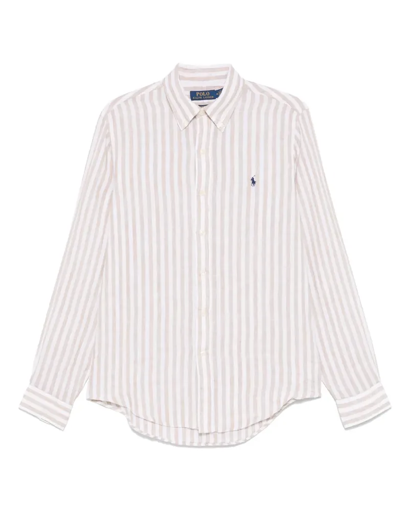 Ralph Lauren Gestreiftes Hemd - Nude Nude