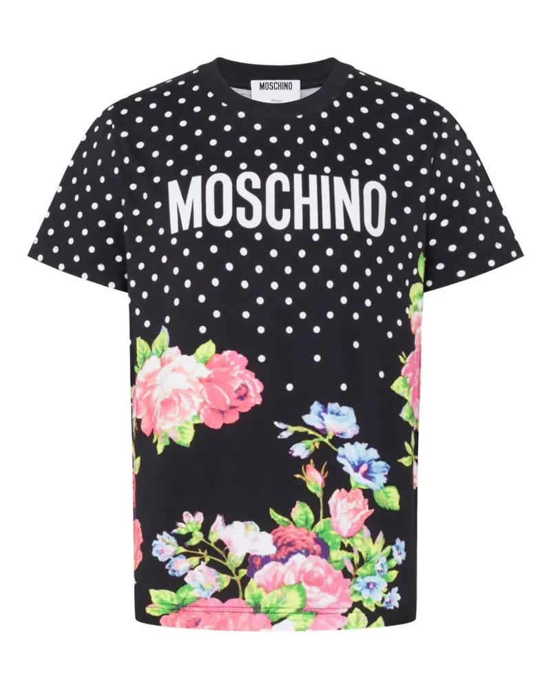 Moschino Klassisches T-Shirt - Schwarz Schwarz