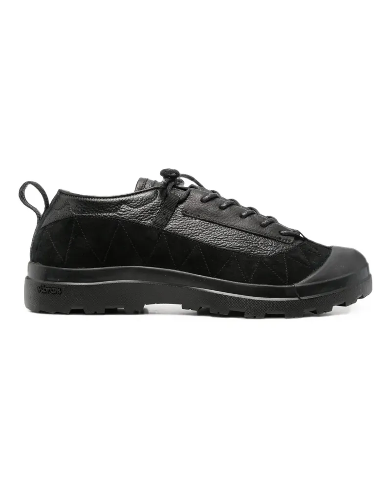 RANRA Sneakers mit Kontrasteinsatz - Schwarz Schwarz